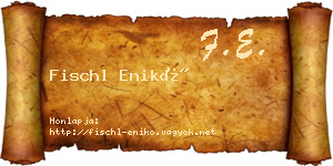 Fischl Enikő névjegykártya